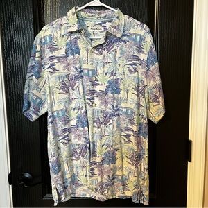 Tommy Bahama Men’s Bungalow Noche 100%‎ Silk Camp Shirt - M